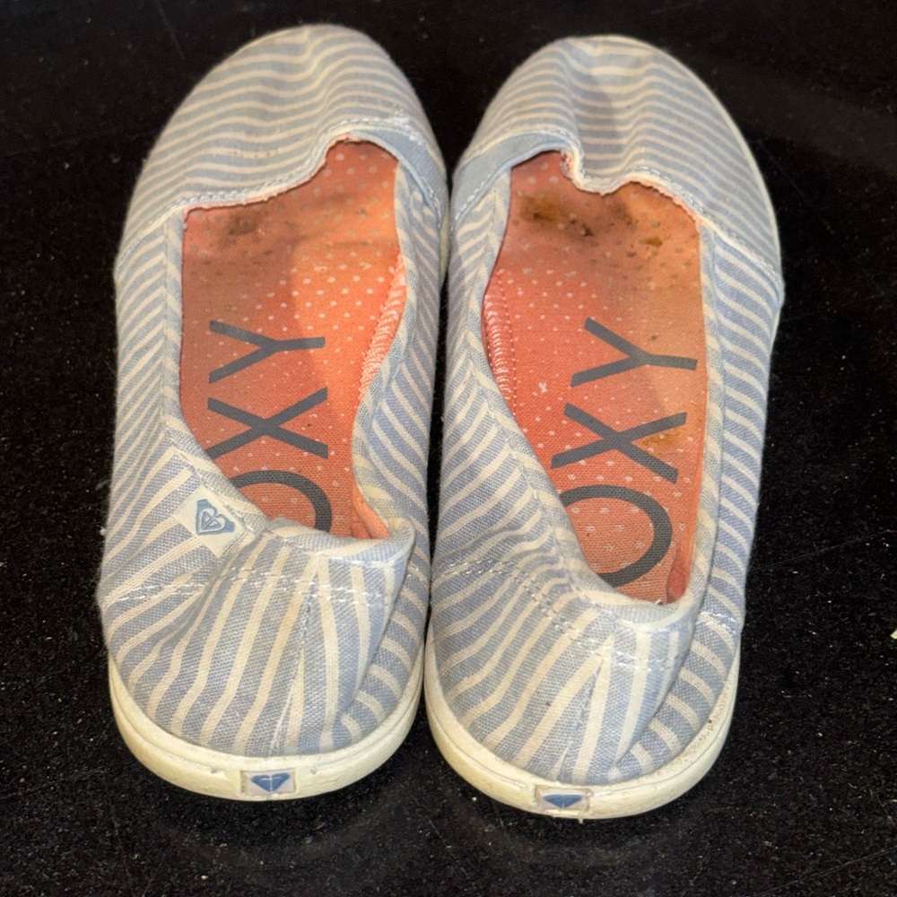 Roxy Minnow VII striped casual slip-on shoes - Picture 2 of 6